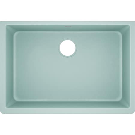 Elkay 33"X18-7/16"X9-7/16", Sgl Bowl Undermount Sink, Mint Creme ELXRU13322MT0